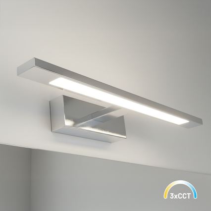 LED Koupelnové osvětlení zrcadla KLIMT LED/8W/230V 3000/4000/6000K 40 cm IP44 lesklý chrom