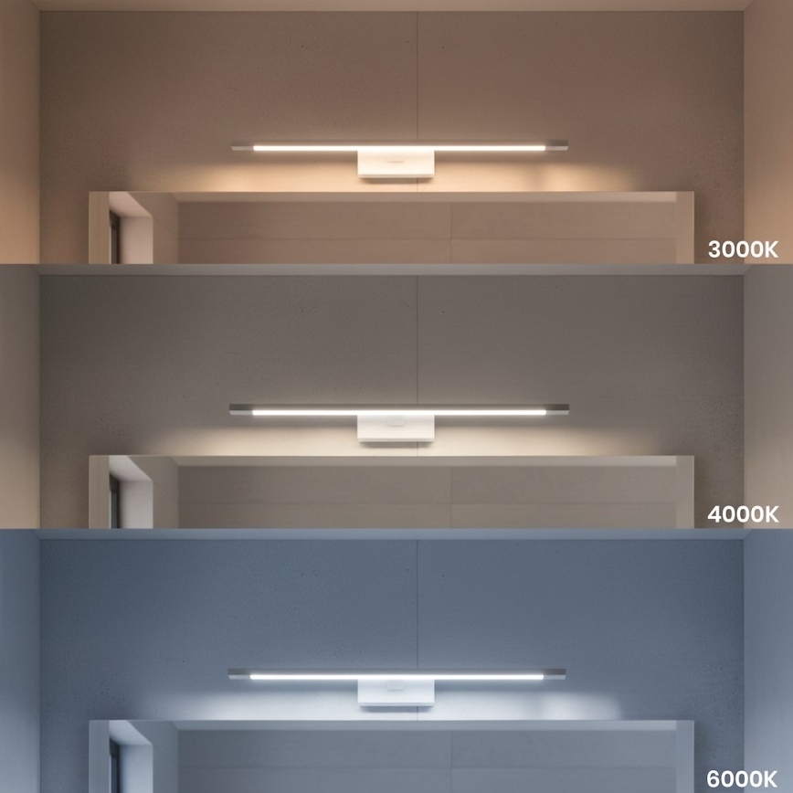 LED Koupelnové osvětlení zrcadla KLIMT LED/12W/230V 3000/4000/6000K 60 cm IP44 bílá