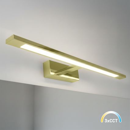 LED Koupelnové osvětlení zrcadla KLIMT LED/12W/230V 3000/4000/6000K 60 cm IP44 zlatá