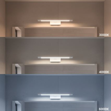 LED Koupelnové osvětlení zrcadla KLIMT LED/8W/230V 3000/4000/6000K 40 cm IP44 bílá