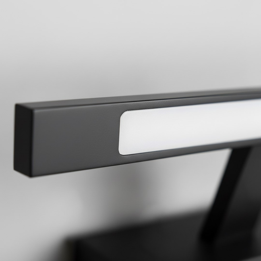 LED Koupelnové osvětlení zrcadla KLIMT LED/8W/230V 3000/4000/6000K 40 cm IP44 černá