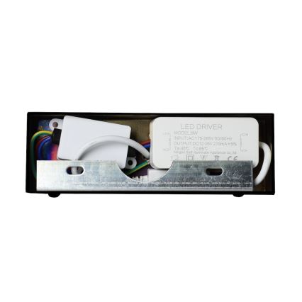 LED Koupelnové osvětlení zrcadla KLIMT LED/8W/230V 3000/4000/6000K 40 cm IP44 černá