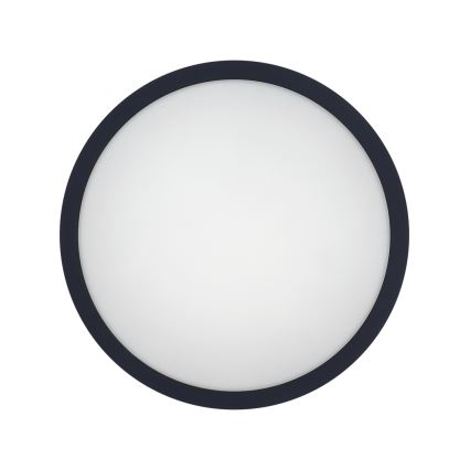 LED Koupelnové stropní svítidlo se senzorem ELLÉ LED/24W/230V 3000/4000/6500K pr. 26 cm IP54 antracit