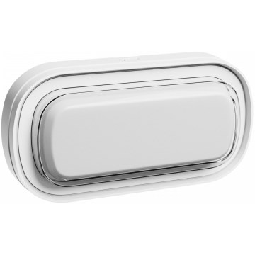 LED Koupelnové nástěnné svítidlo PASTILO LED/10W/230V 2700/4000/6000K IK10 IP54 bílá oválný