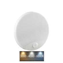 LED Koupelnové nástěnné svítidlo se senzorem SAMSUNG CHIP LED/15W/230V 3000/4000/6000K IP44 bílá
