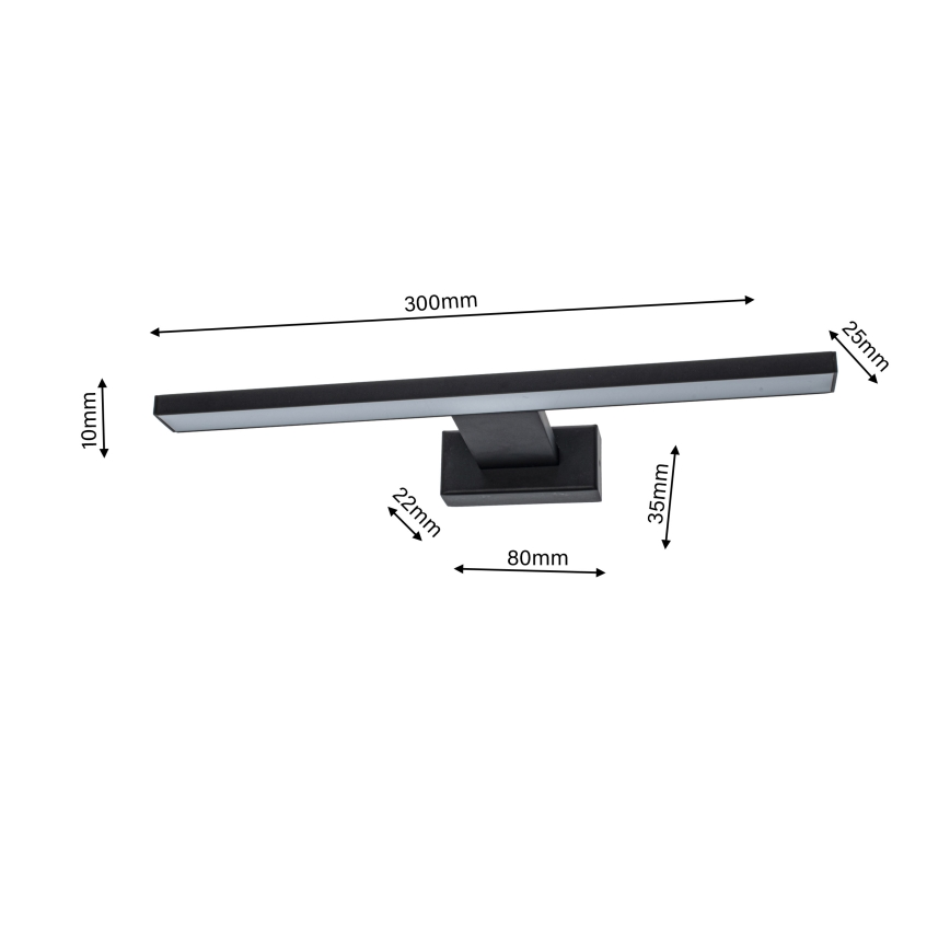 LED Koupelnové nástěnné svítidlo SHINE 1xLED/7W/230V IP44