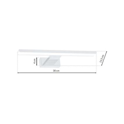 LED Koupelnové nástěnné svítidlo SHINE 1xLED/7W/230V IP44