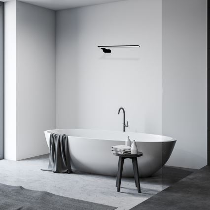 LED Koupelnové nástěnné svítidlo SHINE LED/11W/230V 45 cm IP44 černá