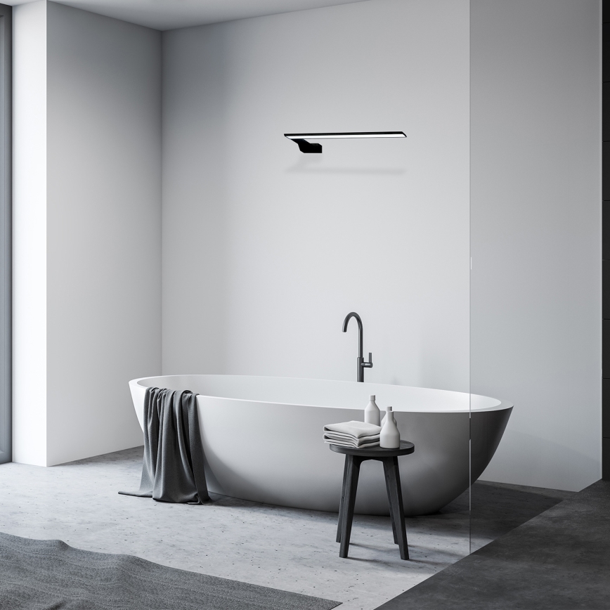 LED Koupelnové nástěnné svítidlo SHINE LED/11W/230V 45 cm IP44 černá