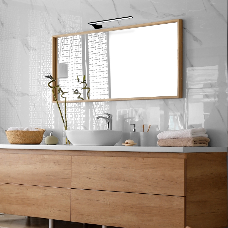LED Koupelnové nástěnné svítidlo SHINE LED/11W/230V 45 cm IP44 černá