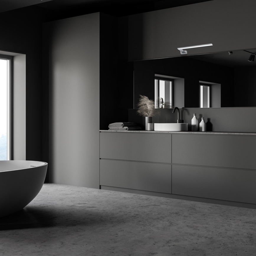 LED Koupelnové nástěnné svítidlo SHINE LED/11W/230V 45 cm IP44 lesklý chrom