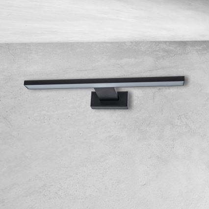 LED Koupelnové nástěnné svítidlo SHINE LED/7W/230V 30 cm IP44 černá