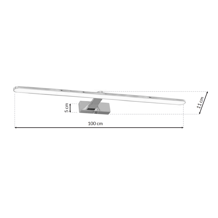 LED Koupelnové nástěnné svítidlo SPLASH LED/21W/230V IP44