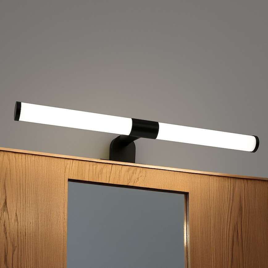LED Koupelnové osvětlení zrcadla 2v1 APA LED/6W/230V 40 cm IP44 černá