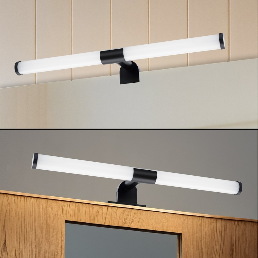 LED Koupelnové osvětlení zrcadla 2v1 APA LED/6W/230V 40 cm IP44 černá