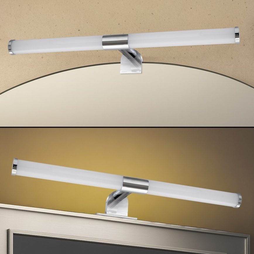 LED Koupelnové osvětlení zrcadla 2v1 APA LED/6W/230V 40 cm IP44 lesklý chrom