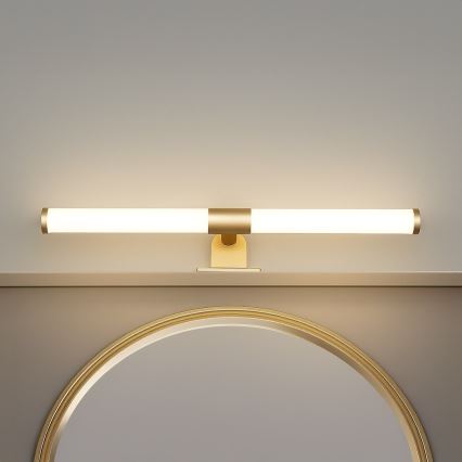 LED Koupelnové osvětlení zrcadla 2v1 APA LED/6W/230V 40 cm IP44 zlatá