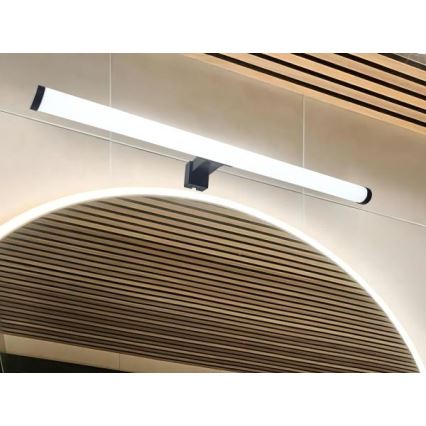 LED Koupelnové osvětlení zrcadla LED/12W/230V 59,5 cm IP44 černá