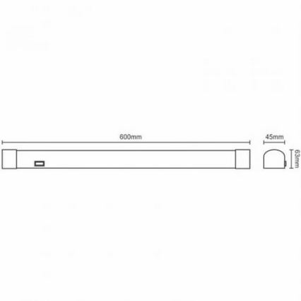 LED Koupelnové osvětlení zrcadla LED/15W/230V 4000K IP44