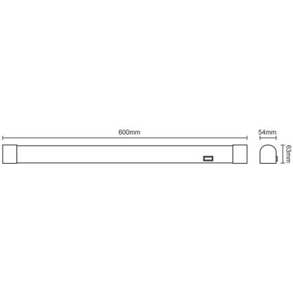 LED Koupelnové osvětlení zrcadla LED/15W/230V 4000K IP44