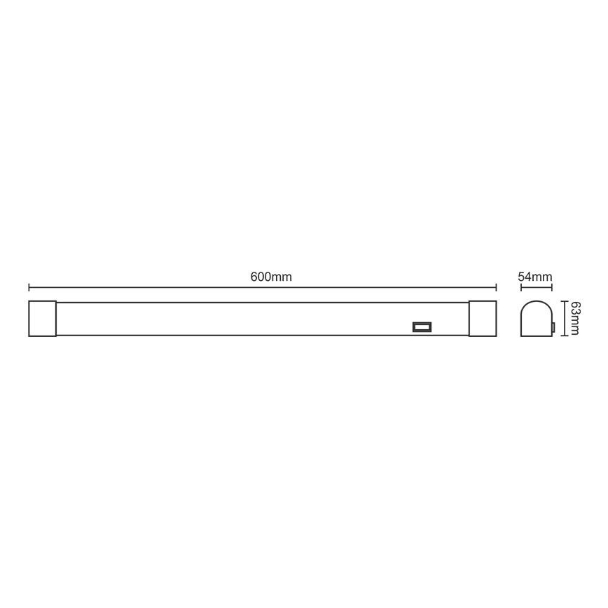 LED Koupelnové osvětlení zrcadla LED/15W/230V 4000K IP44