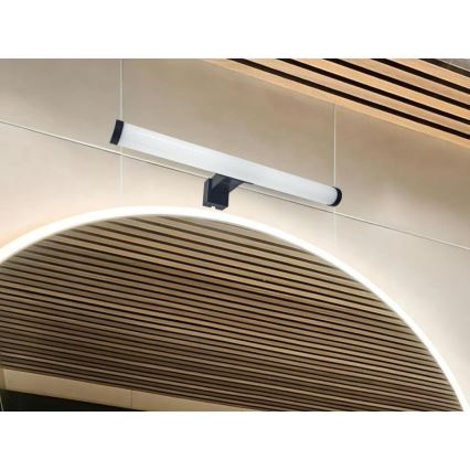 LED Koupelnové osvětlení zrcadla LED/8W/230V 30 cm IP44 černá