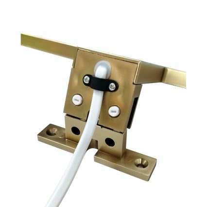 LED Koupelnové osvětlení zrcadla LED/8W/230V 4000K 50 cm IP44 matná zlatá