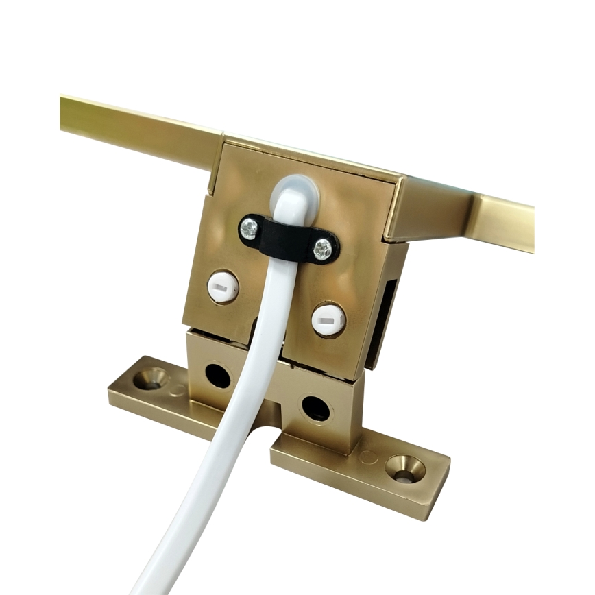 LED Koupelnové osvětlení zrcadla LED/8W/230V 4000K 50 cm IP44 matná zlatá