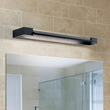 LED Koupelnové osvětlení zrcadla MARILYN LED/18W/230V 60 cm IP44 černá