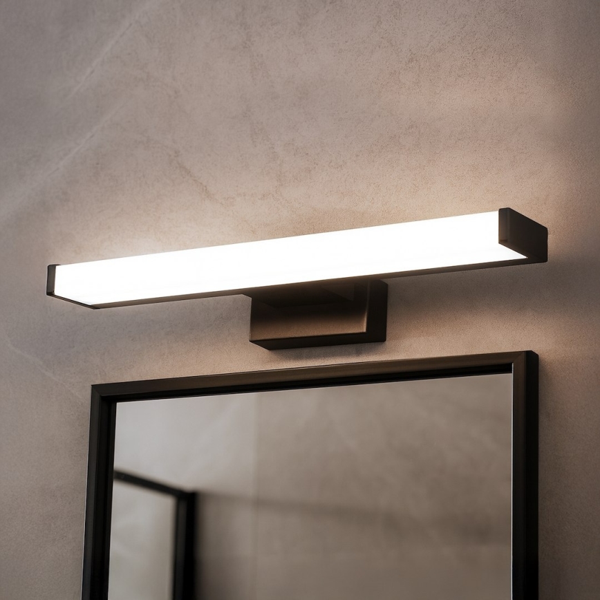 LED Koupelnové osvětlení zrcadla MIRORE LED/5W/230V 30 cm IP44 černá