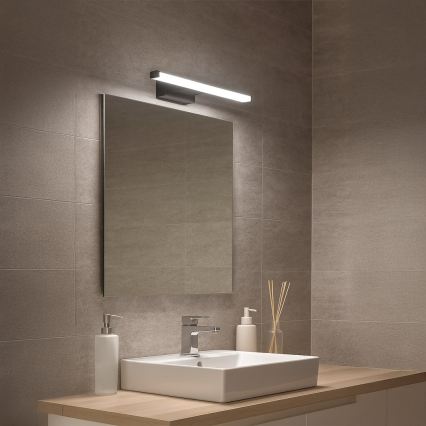 LED Koupelnové osvětlení zrcadla MIRORE LED/5W/230V 30 cm IP44 černá
