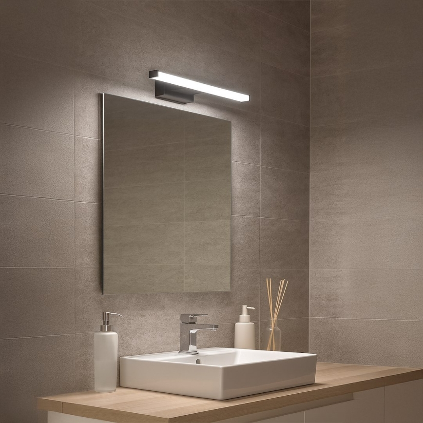 LED Koupelnové osvětlení zrcadla MIRORE LED/5W/230V 30 cm IP44 černá