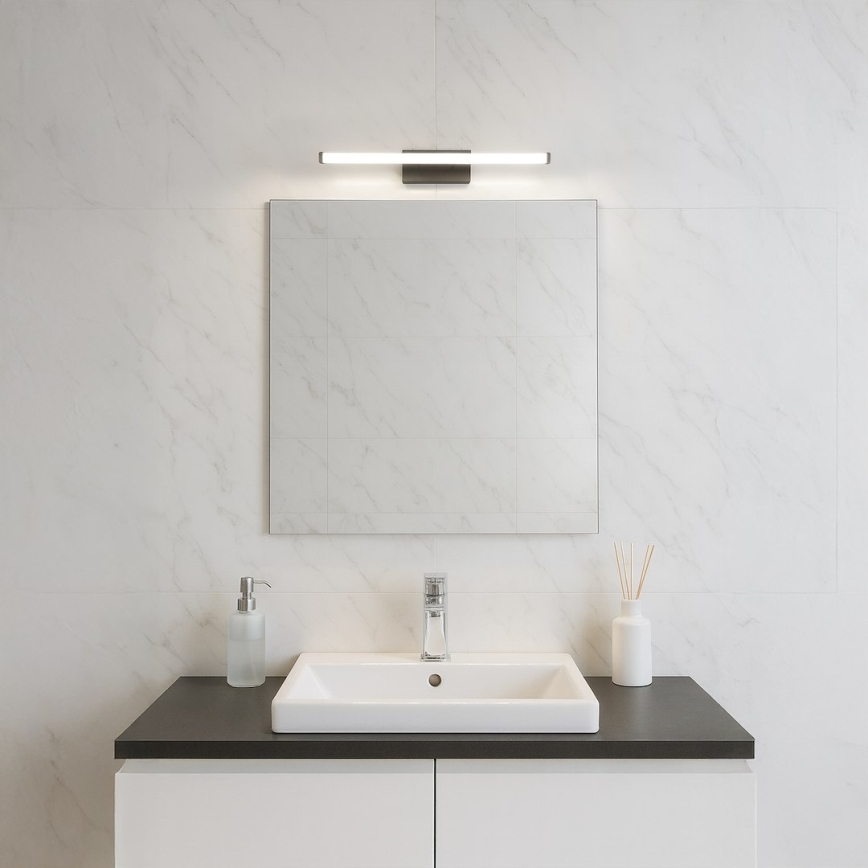 LED Koupelnové osvětlení zrcadla MIRORE LED/5W/230V 30 cm IP44 černá