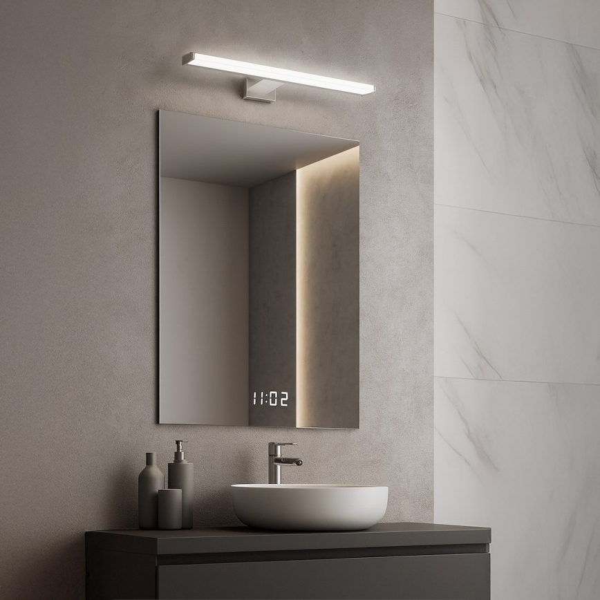 LED Koupelnové osvětlení zrcadla MIRORE LED/8W/230V 40 cm IP44 lesklý chrom
