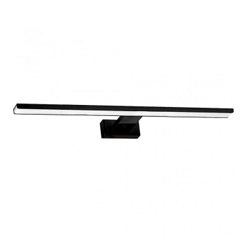 LED Koupelnové osvětlení zrcadla SHINE BLACK LED/15W/230V 80 cm IP44 černá