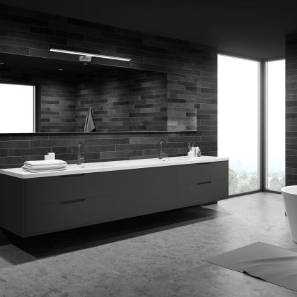 LED Koupelnové osvětlení zrcadla SHINE LED/15W/230V 80 cm IP44 lesklý chrom