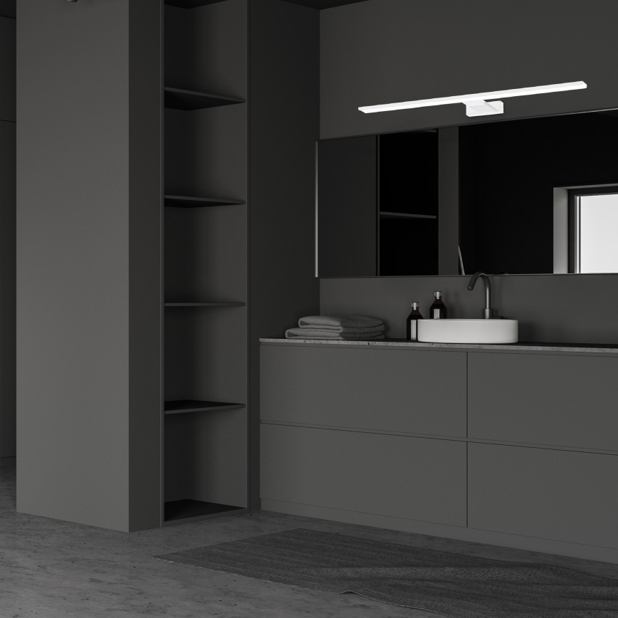 LED Koupelnové osvětlení zrcadla SHINE WHITE LED/15W/230V 80 cm IP44 bílá