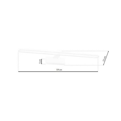 LED Koupelnové osvětlení zrcadla SPLASH LED/12W/230V IP44