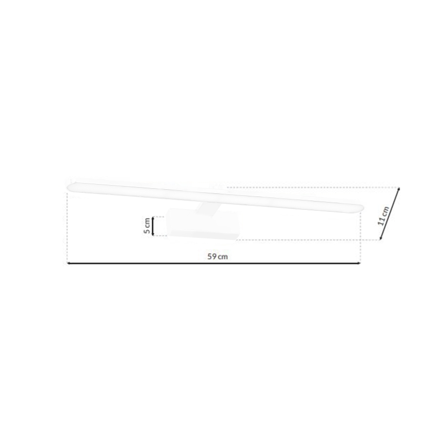 LED Koupelnové osvětlení zrcadla SPLASH LED/12W/230V IP44