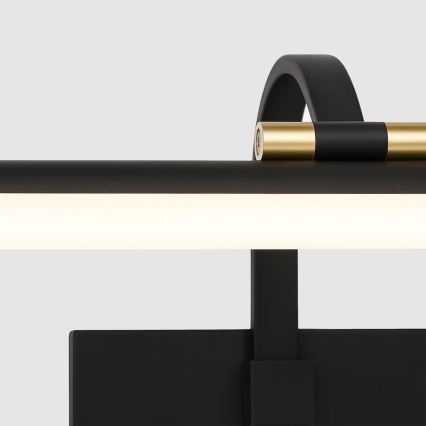 LED Koupelnové osvětlení zrcadla VINCI LED/12W/230V 40 cm IP44 černá