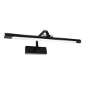 LED Koupelnové osvětlení zrcadla VINCI LED/15W/230V 60 cm IP44 černá