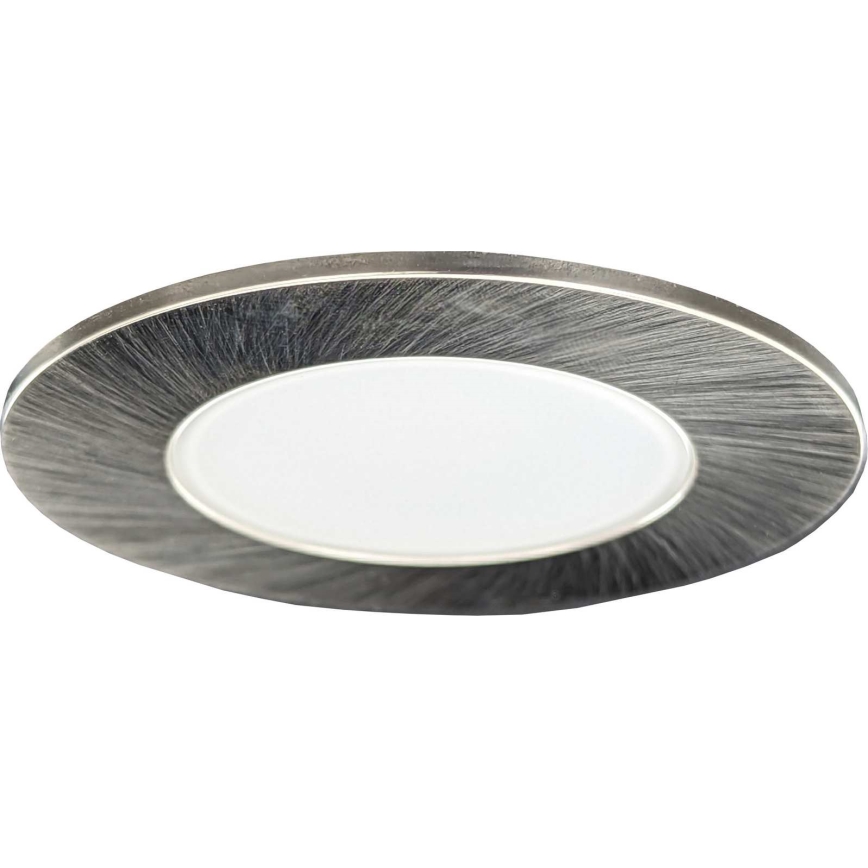 LED Koupelnové podhledové svítidlo BONO LED/8W/230V 3000K IP65 lesklý chrom