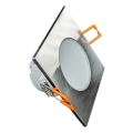 LED Koupelnové podhledové svítidlo BONO LED/8W/230V 3000K IP65 matný chrom