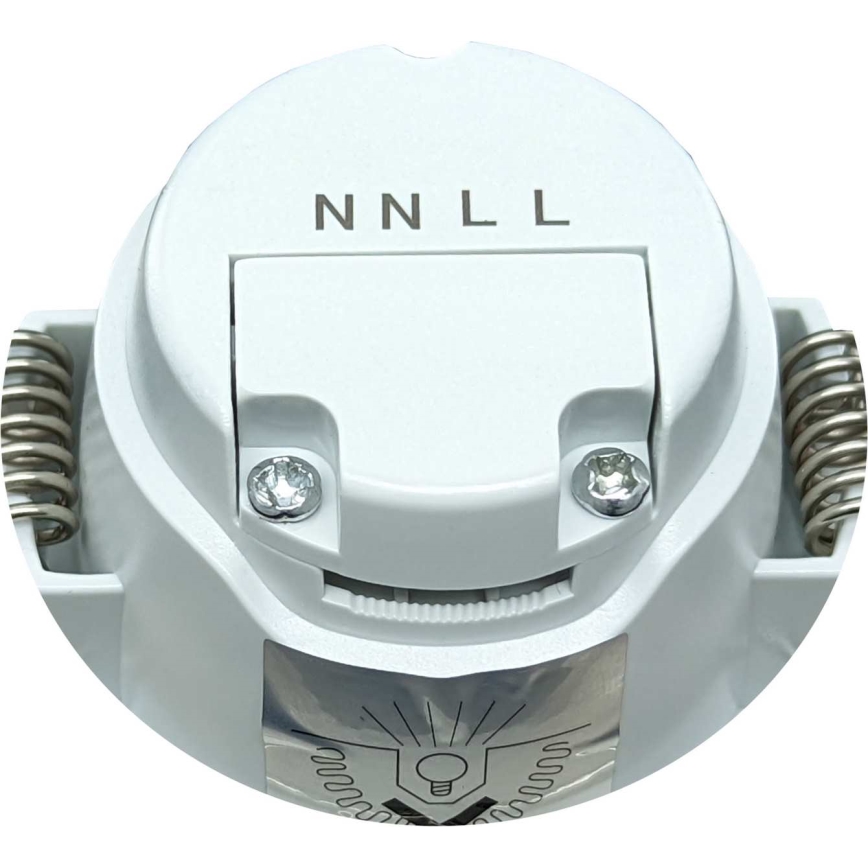 LED Koupelnové podhledové svítidlo BONO LED/5W/230V 3000K IP65 lesklý chrom