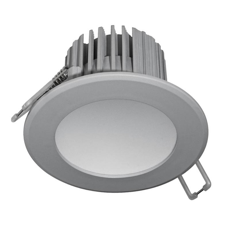 LED Koupelnové podhledové svítidlo LED/7W/230V 2800K šedá IP44