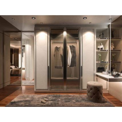 LED Koupelnové podhledové svítidlo BONO LED/8W/230V 3000K IP65 černá