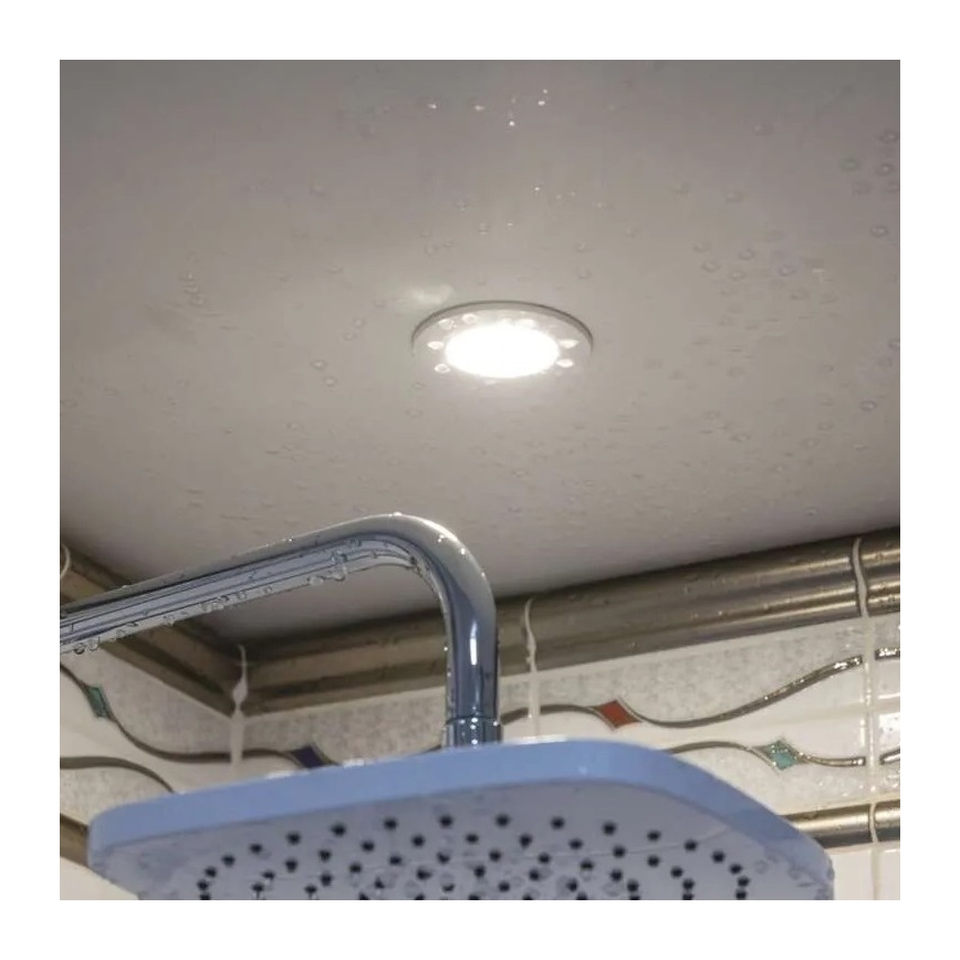 LED Koupelnové podhledové svítidlo LORI LED/4,5W/230V IP65 2700/4000K pr. 8,5 cm bílá