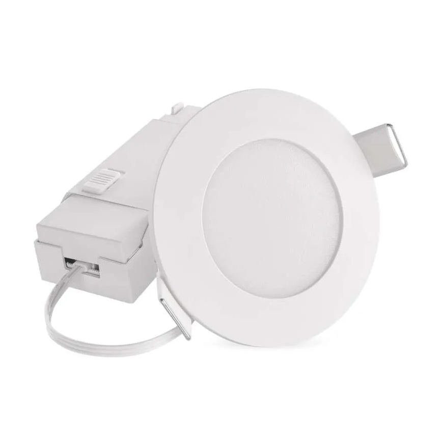 LED Koupelnové podhledové svítidlo LORI LED/4,5W/230V IP65 2700/4000K pr. 8,5 cm bílá