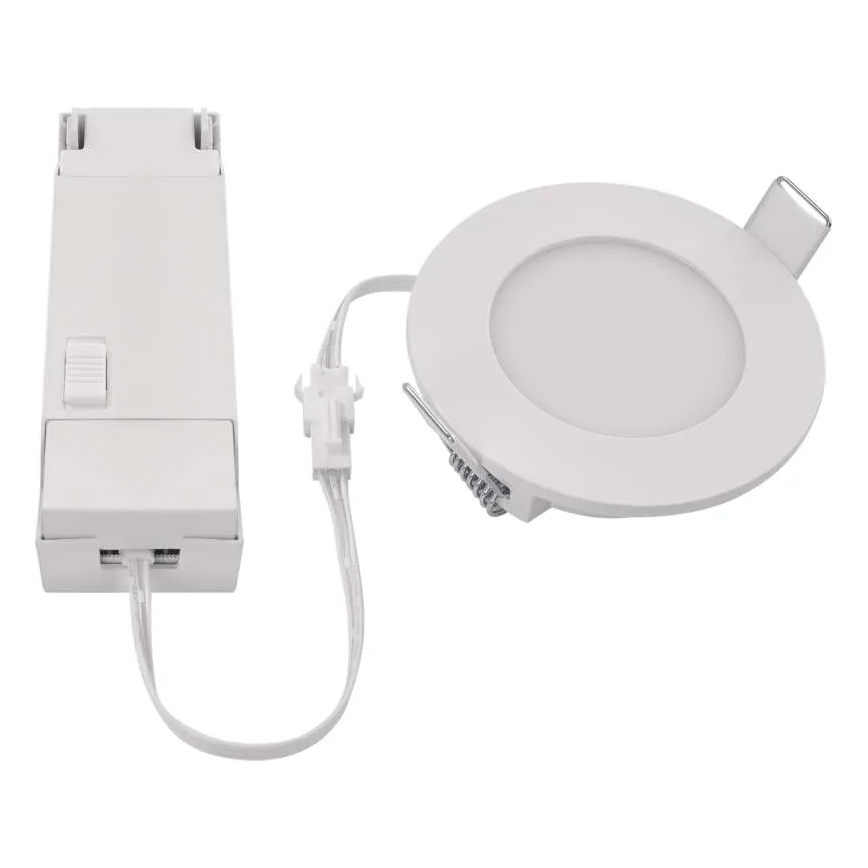 LED Koupelnové podhledové svítidlo LORI LED/4,5W/230V IP65 2700/4000K pr. 8,5 cm bílá