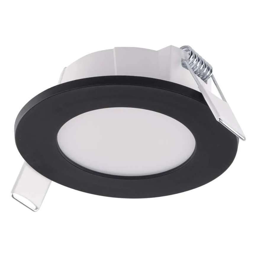 LED Koupelnové podhledové svítidlo LORI LED/4,5W/230V IP65 2700/4000K pr. 8,5 cm černá